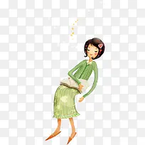 ��ʽ�ֻ�ɰ�Ů���廭-������