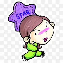 Ư��Ů���ɰ��廭-������