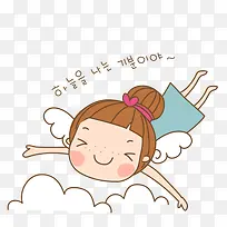 可爱女孩天使-空若网 可爱女孩天使-空若网