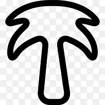 棕榈树图标-空若网 棕榈树图标-空若网