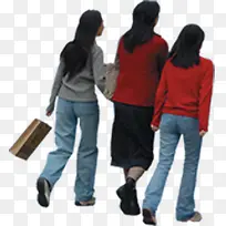 高清摄影正在逛街的盆友-空若网 高清摄影正在逛街的盆友-空若网