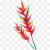 手绘彩色时尚植物-空若网 手绘彩色时尚植物-空若网