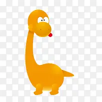 可爱卡通小恐龙矢量图-空若网 可爱卡通小恐龙矢量图-空若网