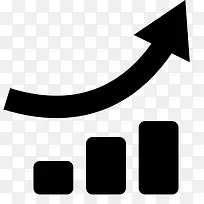 上升数据图表图标-空若网 上升数据图表图标-空若网