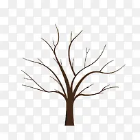 卡通干枯树枝-空若网 卡通干枯树枝-空若网