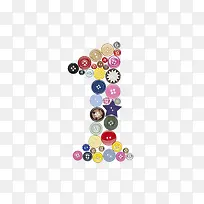 纽扣字母数字1-空若网 纽扣字母数字1-空若网