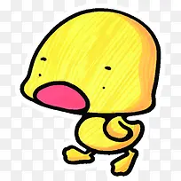 手绘可爱卡通黄鸭-空若网 手绘可爱卡通黄鸭-空若网