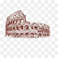 手绘建筑-空若网 手绘建筑-空若网