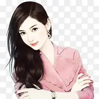 时尚靓丽美女手绘-空若网 时尚靓丽美女手绘-空若网