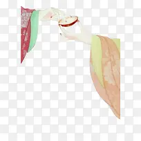 递胭脂的美女手古风手绘-空若网 递胭脂的美女手古风手绘-空若网