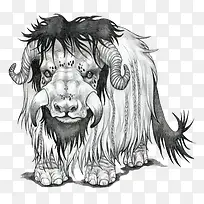 �ڰ���ţ�廭-������