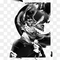 创意人物头像插画-空若网 创意人物头像插画-空若网