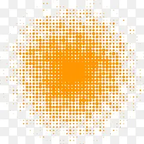 创意合成橙色光效形状-空若网 创意合成橙色光效形状-空若网
