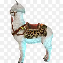 高清创意摄影合成白色的羊驼-空若网 高清创意摄影合成白色的羊驼-空若网