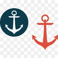 矢量PPT创意设计锚形图标-空若网 矢量PPT创意设计锚形图标-空若网