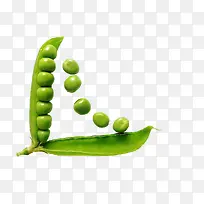 高清摄影创意合成绿色的扁豆-空若网 高清摄影创意合成绿色的扁豆-空若网