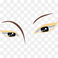 手绘彩色五官性感-空若网 手绘彩色五官性感-空若网