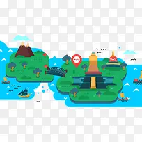 卡通美景-空若网 卡通美景-空若网