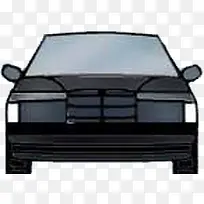 手绘水彩黑色轿车-空若网 手绘水彩黑色轿车-空若网