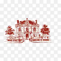 手绘别墅-空若网 手绘别墅-空若网