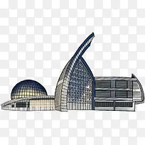 手绘建筑标志创意-空若网 手绘建筑标志创意-空若网