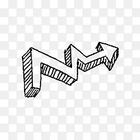 卡通手绘箭头-空若网 卡通手绘箭头-空若网