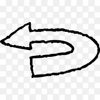 卡通手绘箭头-空若网 卡通手绘箭头-空若网