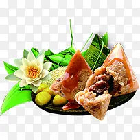 香甜糯米豆沙粽子食物-空若网 香甜糯米豆沙粽子食物-空若网