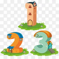 矢量卡通创意数字免费下载-空若网 矢量卡通创意数字免费下载-空若网