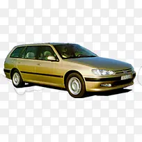 高清摄影香槟色汽车-空若网 高清摄影香槟色汽车-空若网