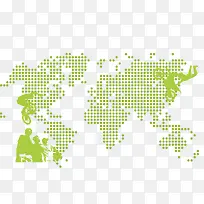 绿色 装饰背景 扁平化-空若网 绿色 装饰背景 扁平化-空若网