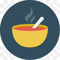 扁平化汤碗装饰-空若网 扁平化汤碗装饰-空若网