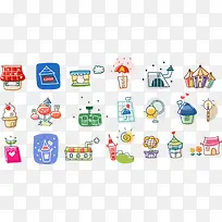 手绘卡通可爱标志-空若网 手绘卡通可爱标志-空若网