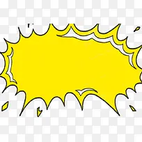 卡通黄色标志-空若网 卡通黄色标志-空若网
