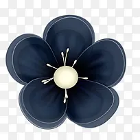 黑色时尚花朵装饰图片-空若网 黑色时尚花朵装饰图片-空若网