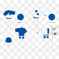 生产管理员服VI设计矢量素材-空若网 生产管理员服VI设计矢量素材-空若网
