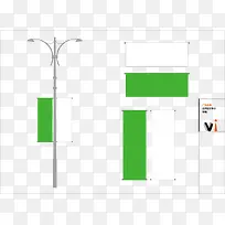挂旗VI设计矢量素材-空若网 挂旗VI设计矢量素材-空若网