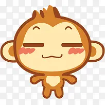 手绘可爱小猴-空若网 手绘可爱小猴-空若网