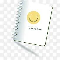 白色创意笔记本手绘-空若网 白色创意笔记本手绘-空若网