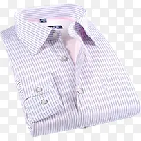 冬季白色条纹男式衬衫-空若网 冬季白色条纹男式衬衫-空若网