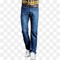 休闲时尚蓝色牛仔裤-空若网 休闲时尚蓝色牛仔裤-空若网