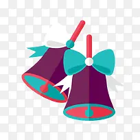 圣诞彩色卡通铃铛-空若网 圣诞彩色卡通铃铛-空若网