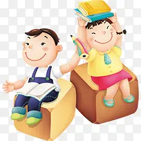 手绘可爱儿童创意-空若网 手绘可爱儿童创意-空若网