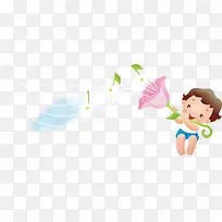 手绘可爱卡通儿童-空若网 手绘可爱卡通儿童-空若网