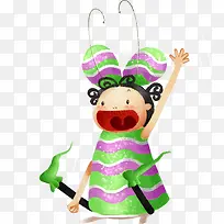 手绘创意儿童卡通-空若网 手绘创意儿童卡通-空若网