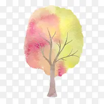 抽象炫彩树-空若网 抽象炫彩树-空若网