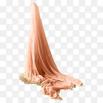 橙色纱巾素材-空若网 橙色纱巾素材-空若网