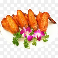 香味炸鸡翅美味食物-空若网 香味炸鸡翅美味食物-空若网