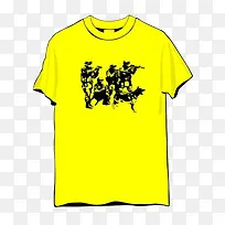 黄色上衣T恤-空若网 黄色上衣T恤-空若网