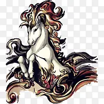 手绘独角兽-空若网 手绘独角兽-空若网